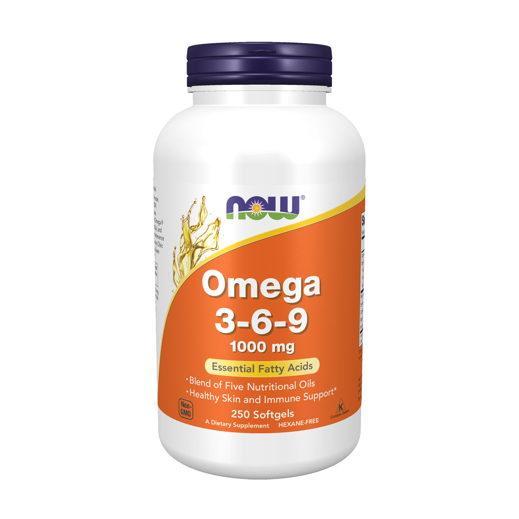 Омега 3-6-9 NOW Foods Omega 3-6-9 1000 мг, 250 капсул
